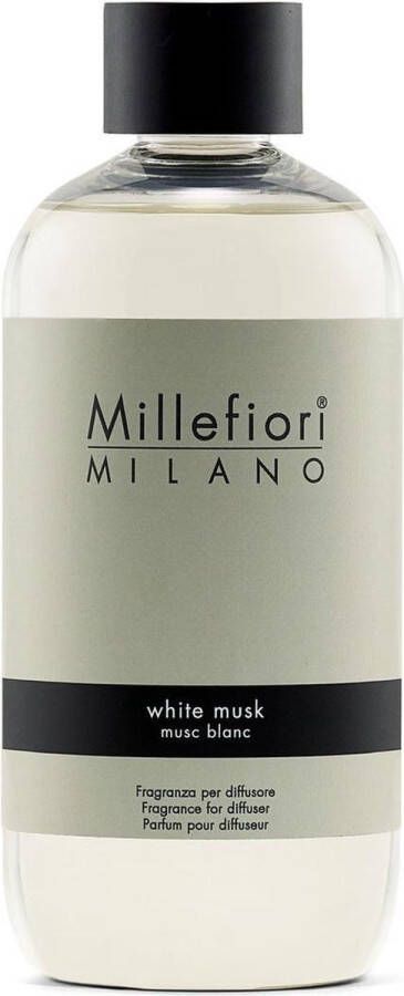 Millefiori Milano Navulling voor Geurstokjes 250 ml White Musk