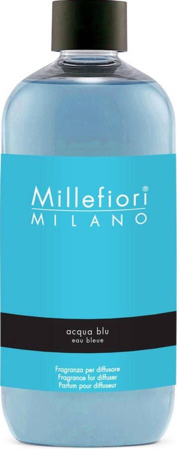 Millefiori Milano Navulling voor Geurstokjes 500 ml Acqua Blu