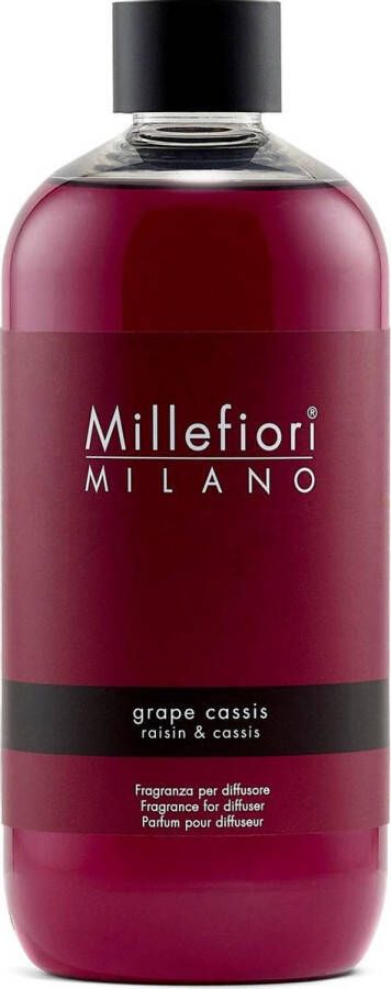 Millefiori Milano Navulling voor Geurstokjes 500 ml Grape Cassis