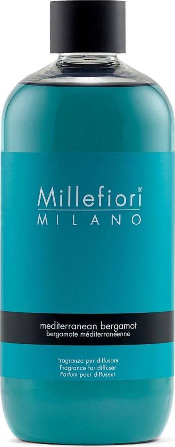 Millefiori Milano Navulling voor Geurstokjes 500 ml Mediterannean Bergamot