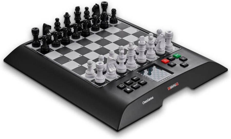 MILLENNIUM ChessGenius Schaakcomputer met speelniveaus van beginner tot toernooispeler. Met wereldberoemde software van Richard Lang. Een van de sterkst spelende schaakcomputers met > 2000 ELO