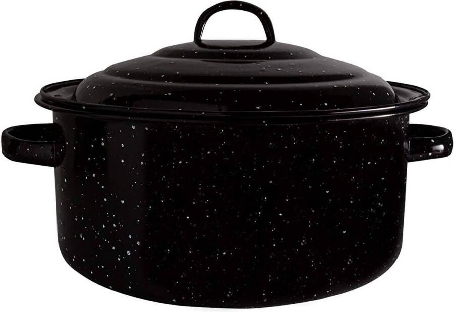 Millvado Granite Collection Stock Pot 4.7 L Soeppan met Deksel Ø 28 cm Stamppotpan