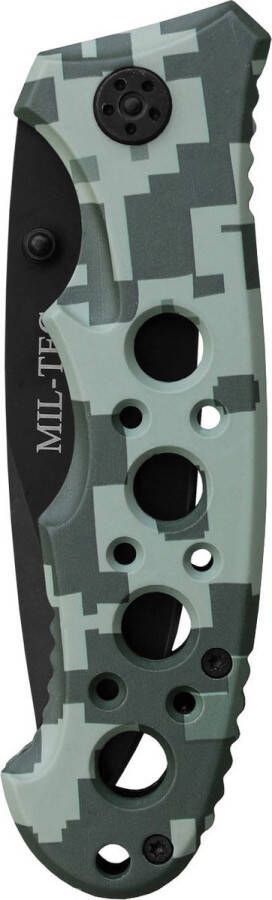 Miltec One hand Knive- Switchblade Mil-Tec AT Digital messen Mes outdoor survival