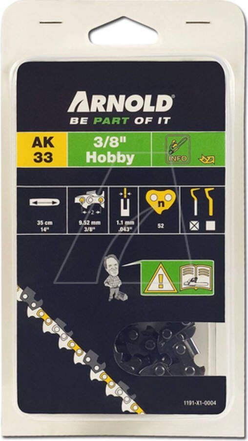 Arnold AK01 3 8 1.3mm 52 schakels Zaagketting 3 8" Hobby