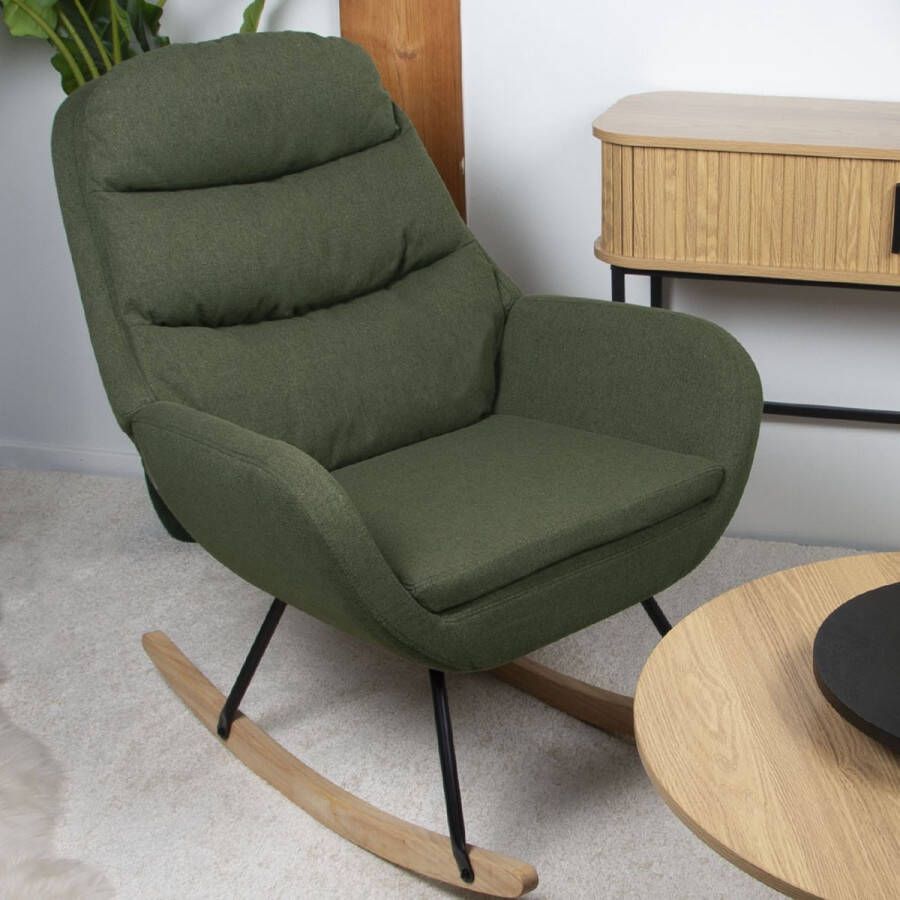 Milton & Oldbrook Schommelstoel Aytos Groen