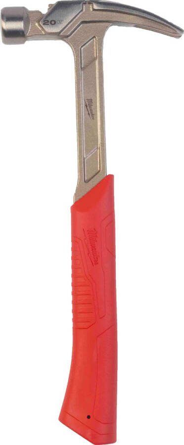 Milwaukee 4932478654 Klauwhamer Shockshield recht Steel RIP Claw Hammer 20oz 570g
