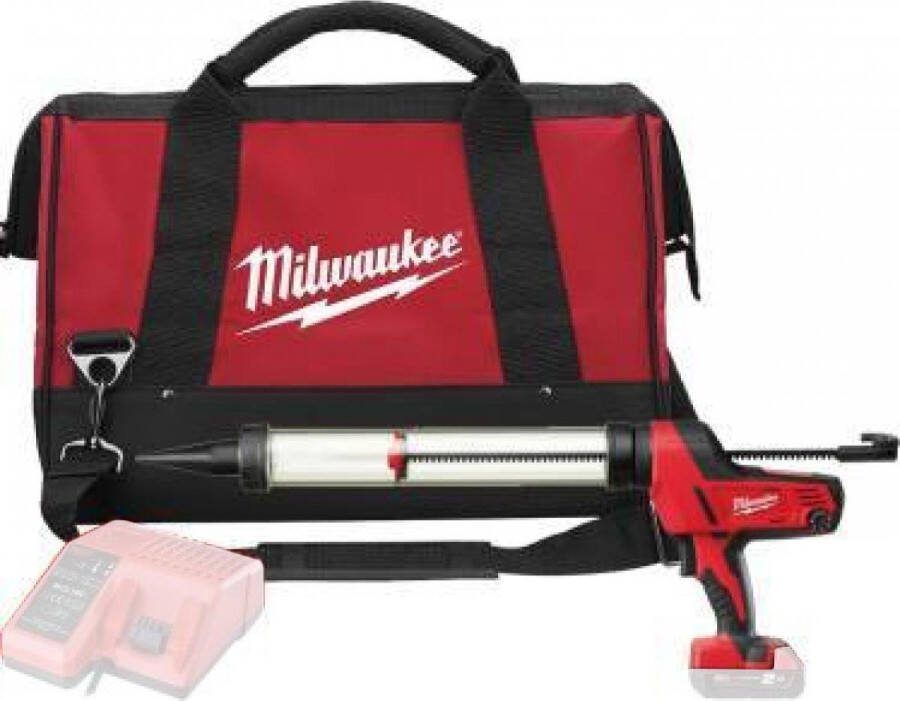 Milwaukee C18 PCG 600A-0B Accu Kit- lijmpistool met 600 ml patroonhouder 18V Basic Body M18™ 4933459638