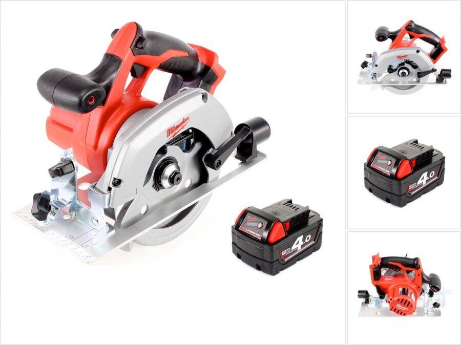 Milwaukee HD18CS-401 Accu cirkelzaag 18V 165 mm + 1x accu 4 0Ah zonder lader