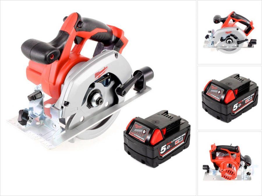 Milwaukee HD18CS-501 Accu cirkelzaag 18V 165 mm + 1x accu 5 0Ah zonder lader
