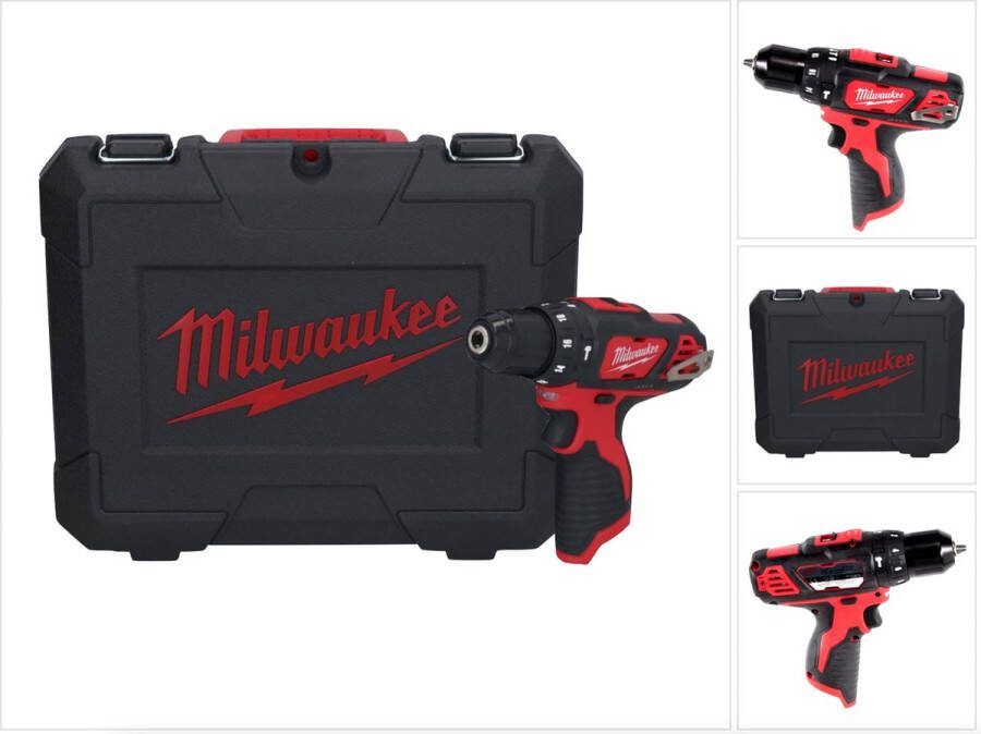 Milwaukee M12 BPD accu klopboormachine 12 V 30 Nm solo + koffer zonder accu zonder oplader