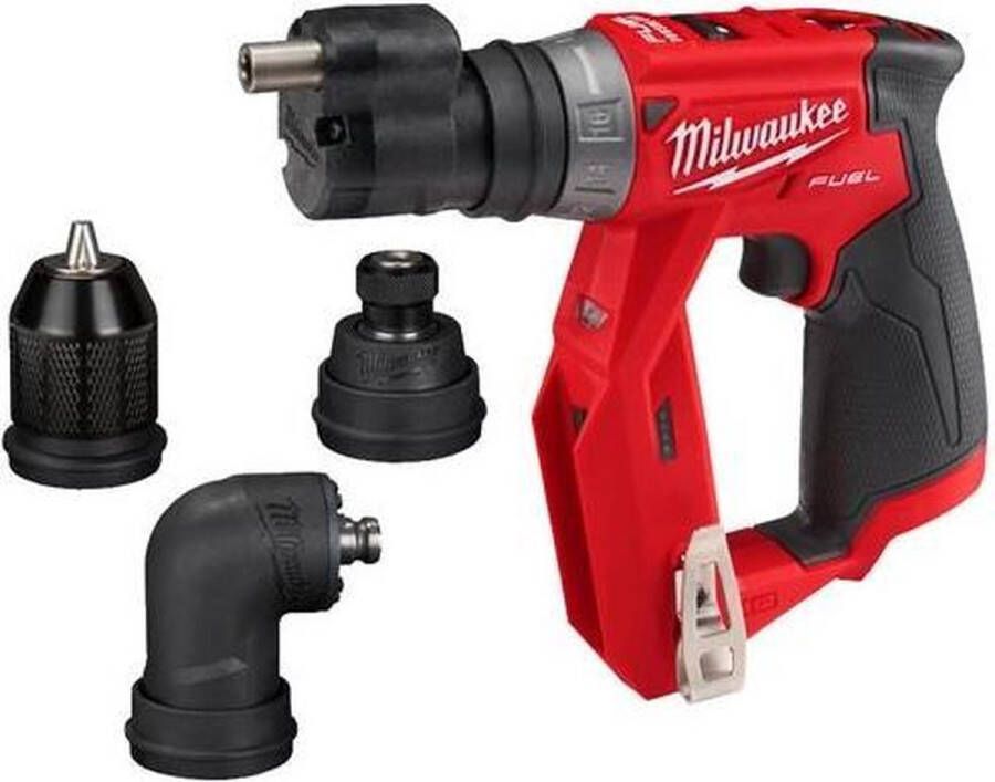 Milwaukee M12 FDDXKIT-0X 12V Li-Ion Accu schroefboormachine body incl. opzetstukken in HD-Box 34Nm