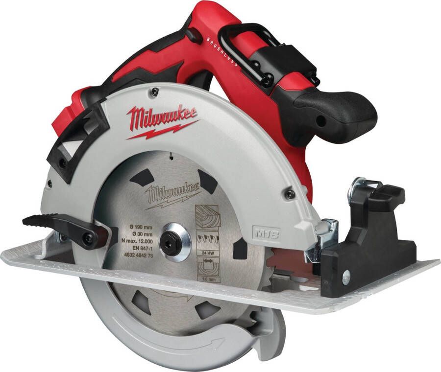 Milwaukee M18 BLCS66-0 Accu Cirkelzaag 190mm voor hout & kunststof 18V Basic Body M18™ FUEL 4933464588