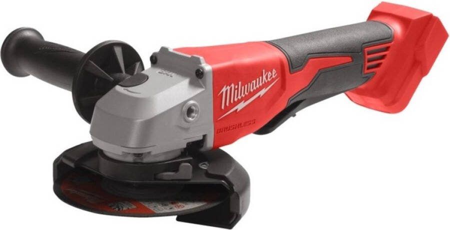 Milwaukee M18™ BLSAG125XPD-0 125mm Accu Haakse Slijper Veiligheidsschakelaar 18V Basic Body 4933492645