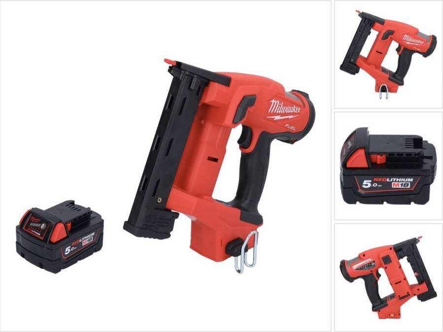 Milwaukee M18 FNCS18GS-501X Accu Tacker 18 V 9 5 38 mm Brushless + 1x accu 5.0 Ah + HD Box zonder lader