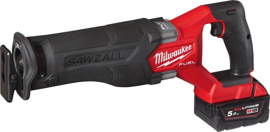 Milwaukee M18 FSZ-502X 18V Li-ion accu reciprozaag set (2x 5.0Ah accu) in HD Box koolborstelloos snelwissel