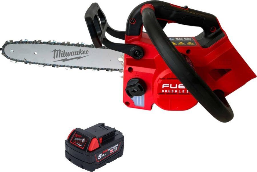 Milwaukee M18 FTHCHS30-551 Snoerloze Bovenhandgreep Kettingzaag 18 V 30 cm + 1x accu 5.0 Ah zonder oplader
