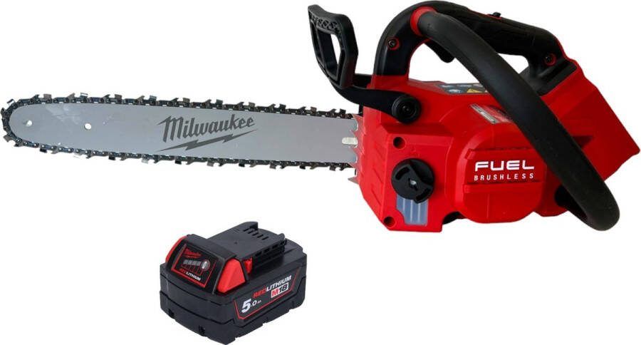 Milwaukee M18 FTHCHS35-551 Snoerloze Bovenhandgreep Kettingzaag 35 cm + 1x accu 5.0 Ah zonder lader