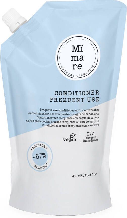 Mïmare MÏMARE FREQUENT USE CONDITIONER 480ML Alledaags gebruik Duurzaam Haarverzorging Crèmespoeling