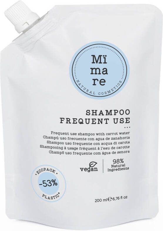 Mïmare MÏMARE FREQUENT USE SHAMPOO 200ML Alledaags gebruik Duurzaam Haarverzorging Normaal haar