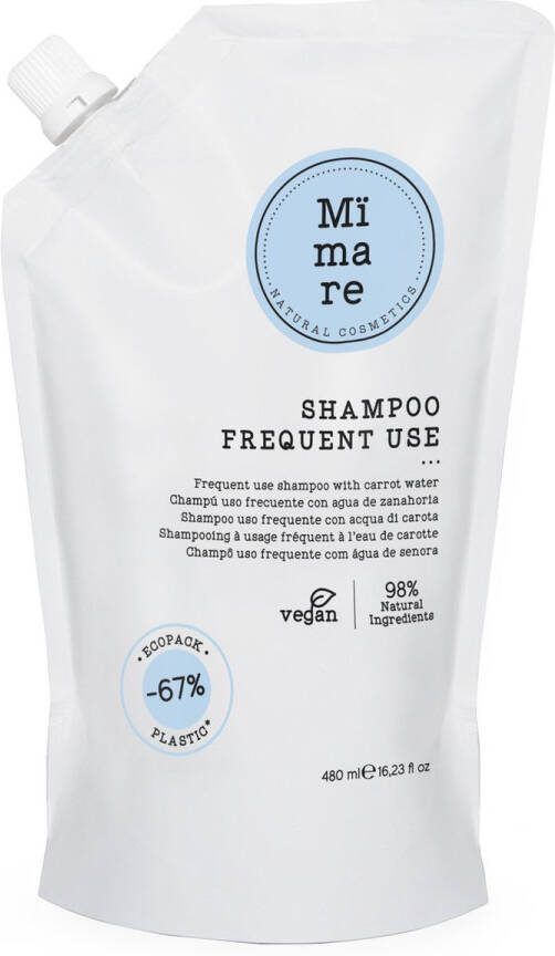 Mïmare MÏMARE FREQUENT USE SHAMPOO 480ML Alledaags gebruik Duurzaam Haarverzorging Normaal Haar