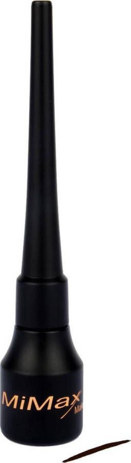 Mimax Eyeliner Pear Water-Proof Liquid Eyliner Dark Brown E02