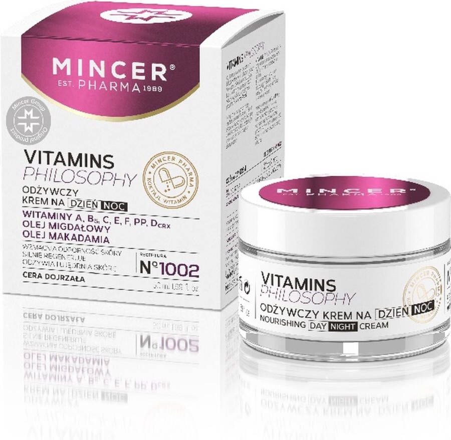 Mincer Pharma Vitaminen Philosophy voedende dag nachtcrème nr.1002 50ml