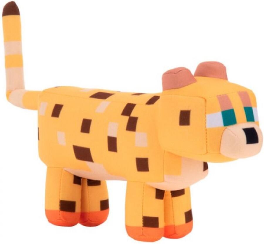 Minecraft Ocelot – Pluche Knuffel 32 cm { Plush Toy Speelgoed knuffeldier knuffelpop voor kinderen jongens meisjes Steve Creeper Alex Enderman Pig Llama Wolf Ocelot Kat Cat Kitten}