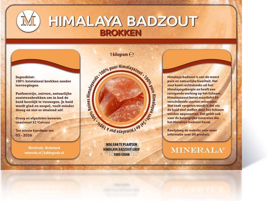 Minerala Himalaya badzout brokken 1 kg