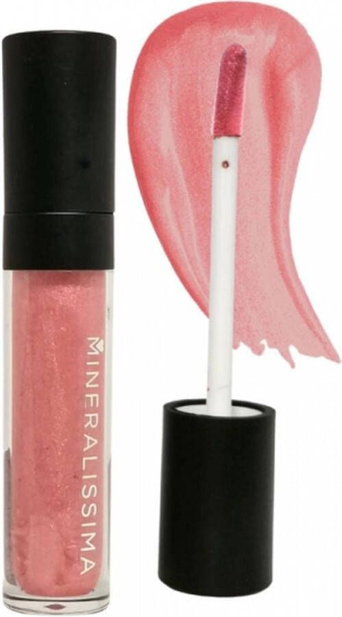 Mineralissima Minerale lipgloss Rose Water vegan zacht roze