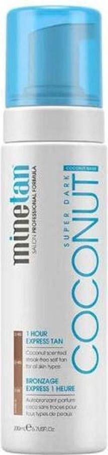 MineTan Coconut Self Tanning Foam for Dark Tan 200ml