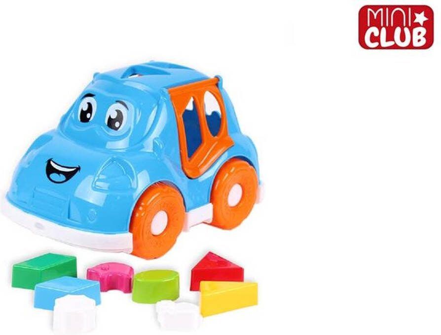 Coppens Mini Club vormenstoof auto 25 5x17x15 5cm blauw
