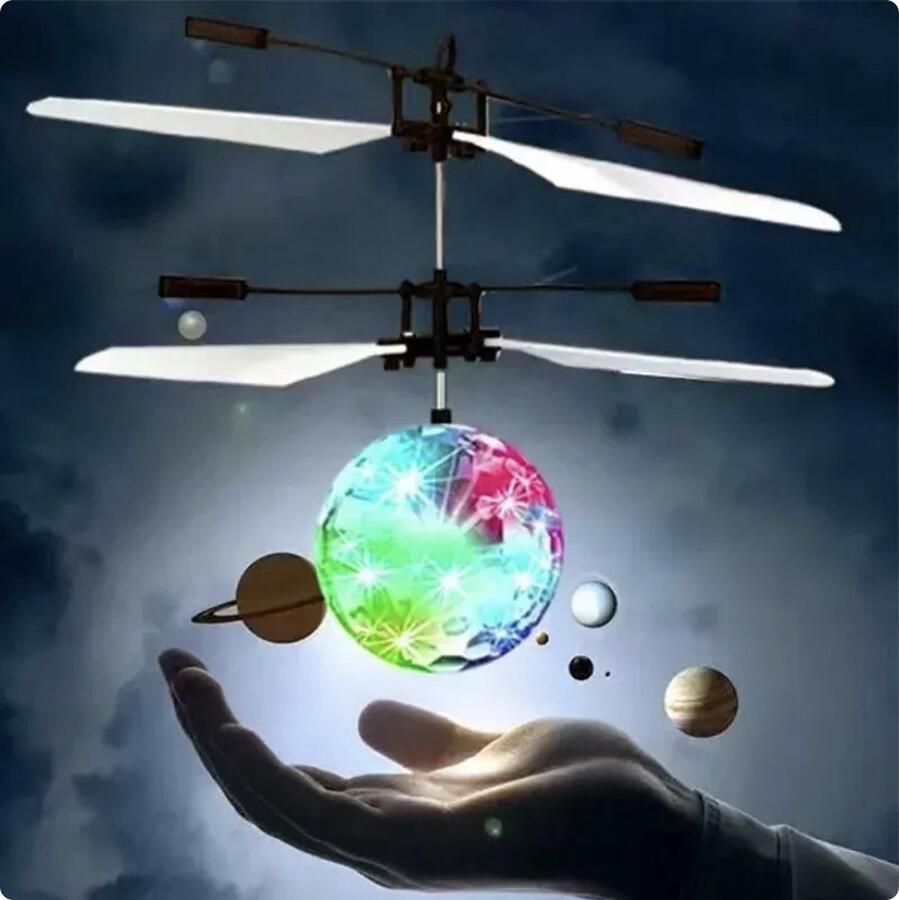 Mini Drone Induction Crystal drone Mini kleurrijke led drone Quadcopter Aircraft Drone vliegende Bal Helikopter Kids Speelgoed