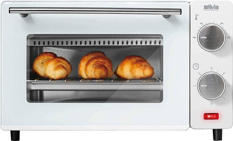 Mini Oven Elektrische mini-oven | Bak- en Toastoven Premium kwaliteit Dubbele Beglazing | Timer gebruiksvriendelijk en perfect voor kleine ruimtes