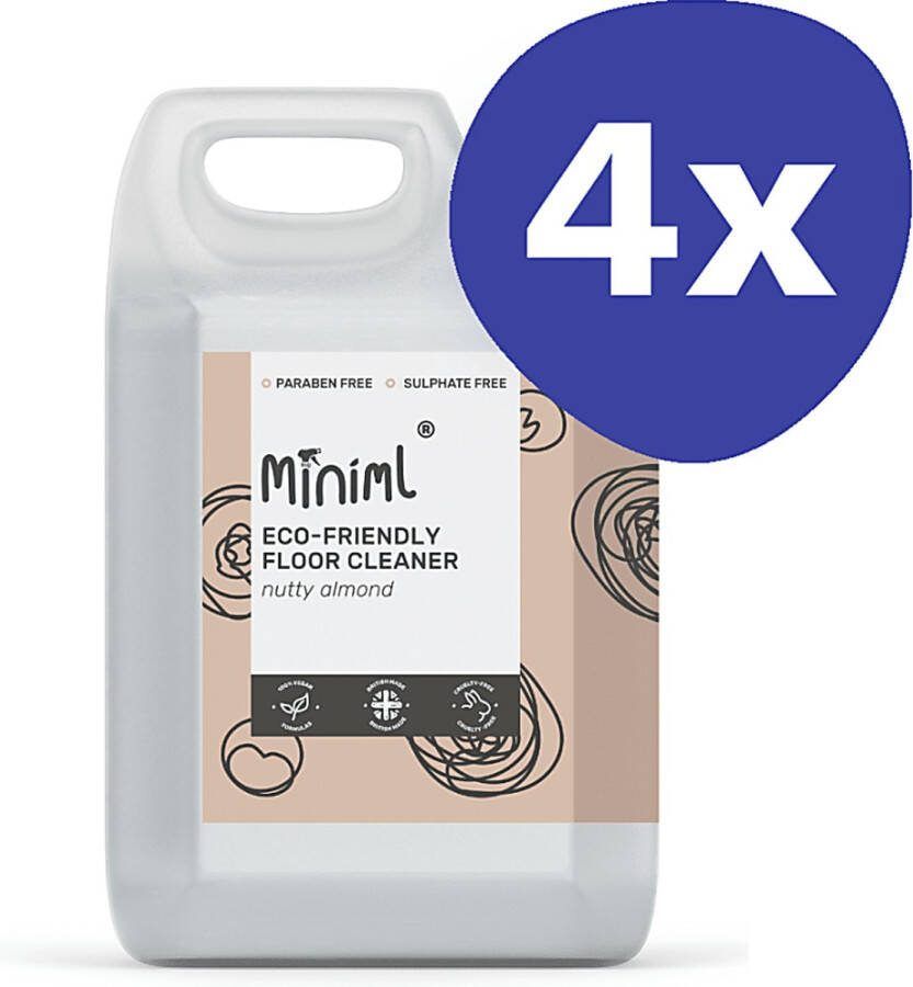 Miniml Vloerreiniger Amandel 5L Refill (4x 5L)