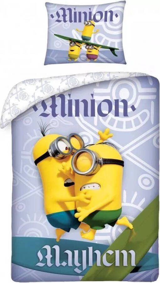 Minions Dekbedovertrek Mayhem 140 x 200 + 70 x 90 cm Katoen