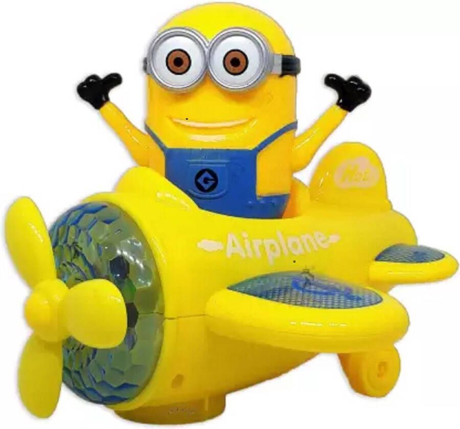 Minions Despicable Me MINIONS Hot Speed ​​Omni-directioneel vliegtuigspeelgoed voor kinderen (KLEUR KAN VARIEREN VOLGENS DE BESCHIKBAARHEID)