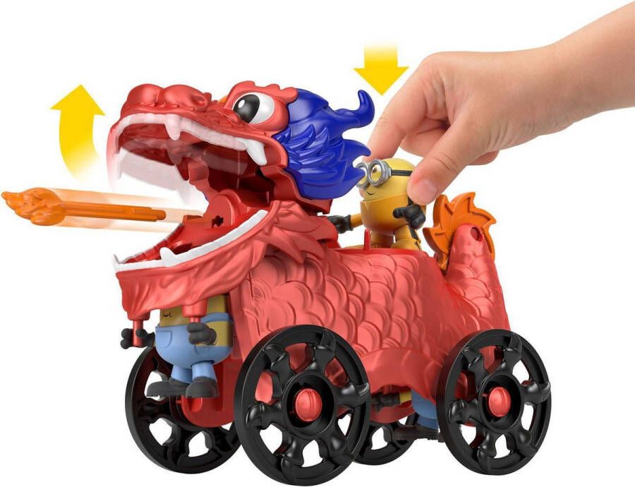 Fisher-Price Minions imaginext Figuur met draken-strijdwagen 19x22cm