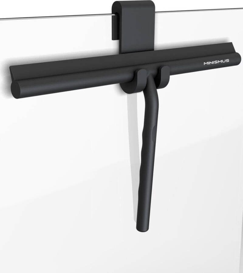Minismus Douche Trekker Zwart Extra Breed incl. Ophang Haak Badkamer Accessoires Badkamer Accessoires Raamwisser