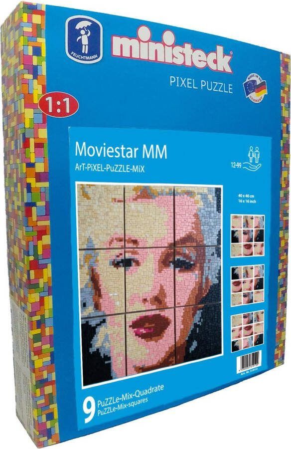 Ministeck ART Pixel Puzzel Moviestar Marilyn Monroe XXL 5500-delig