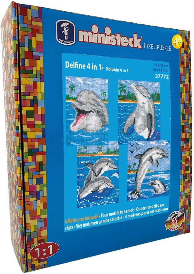 Ministeck Dolphins with Background 4in1 XL Box 3100pcs