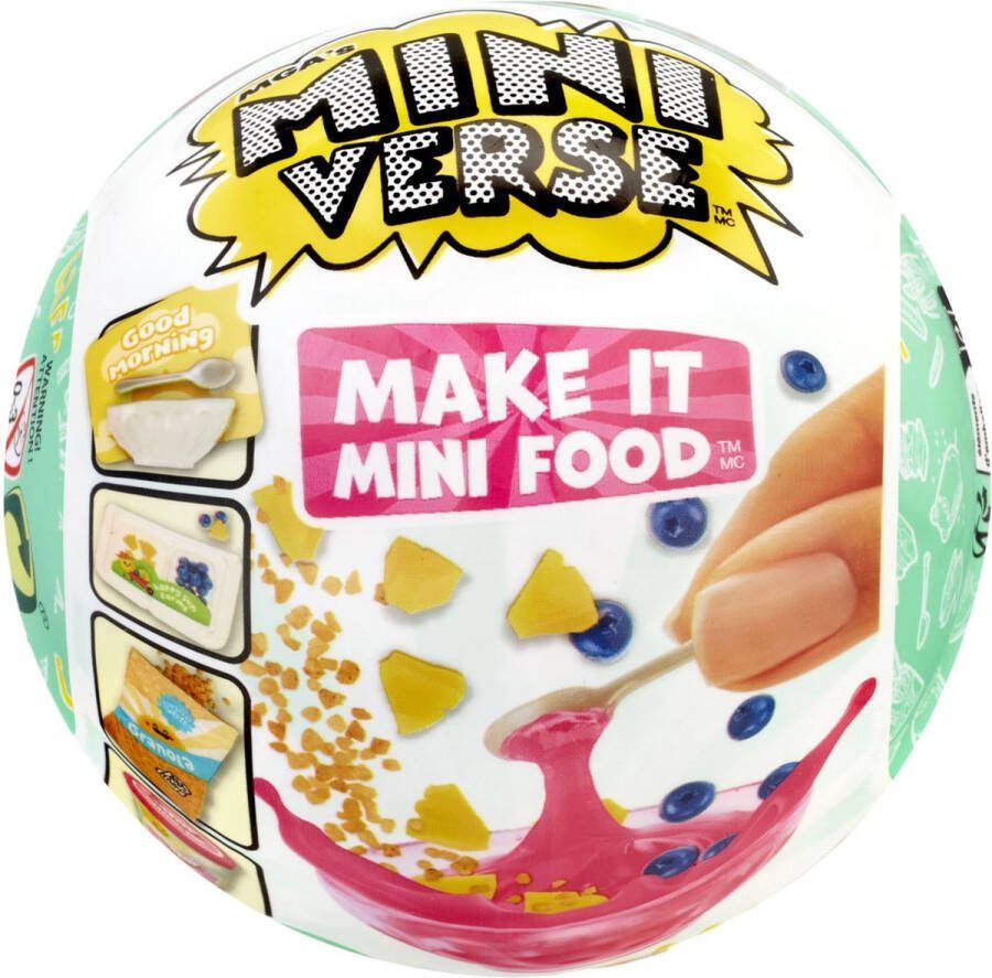 Miniverse Make It Mini Foods Cafe Series 3A Knutselen – DIY – Hobbypakket – Knutselpakket