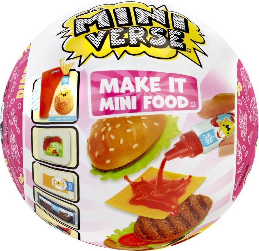 Miniverse Make It Mini Foods Diner Series 3A Knutselen – DIY – Hobbypakket – Knutselpakket