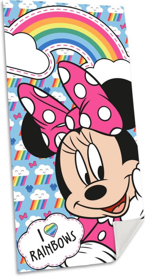 Minnie Mouse Disney Katoenen Badhanddoek 70 x 140 CM Handdoek Zwemmen Strandlaken Zomer