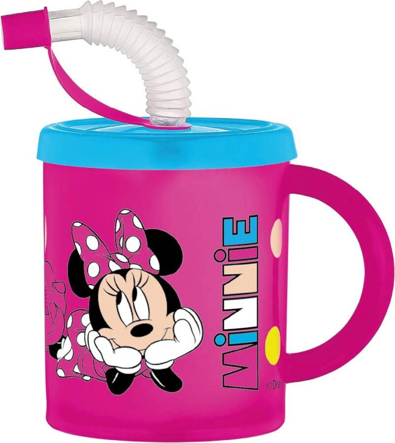 Minnie Mouse Drinkbeker 210ml met rietje