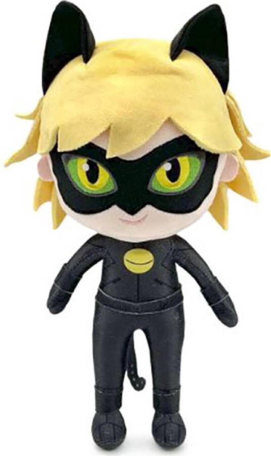 Miraculous Ladybug Cat Noir Pluche Knuffel 30 cm {Cat Noir Tikki Plagg Lady Bug Nooroo Speelgoed Knuffeldier Knuffelpop voor kinderen jongens meisjes Kat Cat Plush Toy Miraculous: Tales of Ladybug & Cat Noir}