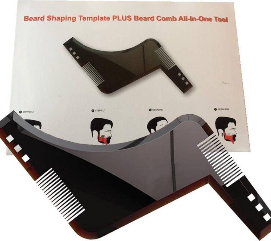 Miro Ecommerce Baardkam– Baardtrimmer – Baard kam – Baardborstel – Herenverzorging – Heren cosmetica –