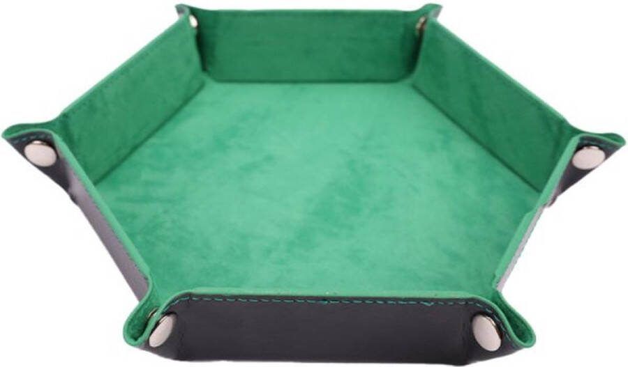 Miro Ecommerce Dobbelsteenbak zes hoekig dice tray dobbelbeker yathzee dobbelbak groen