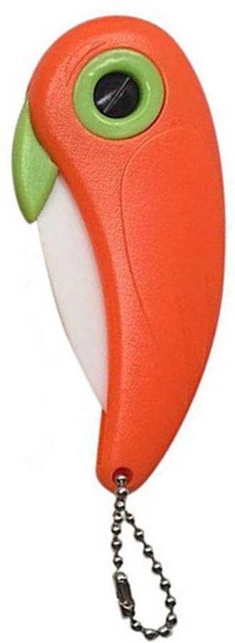 Miro Ecommerce keramische mes klapmes Papegaai Oranje