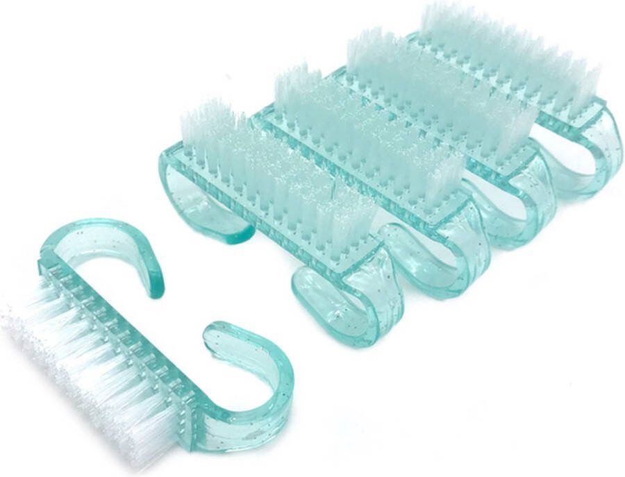 Miro Ecommerce Nagelborstel kunststof Set van 3 Groen