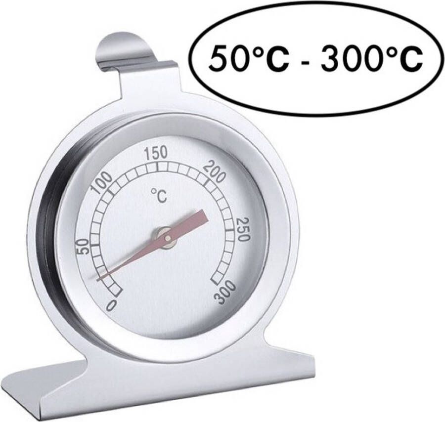 Miro Ecommerce Oven thermometer tot 300 graden temperatuur meten thermometer rvs